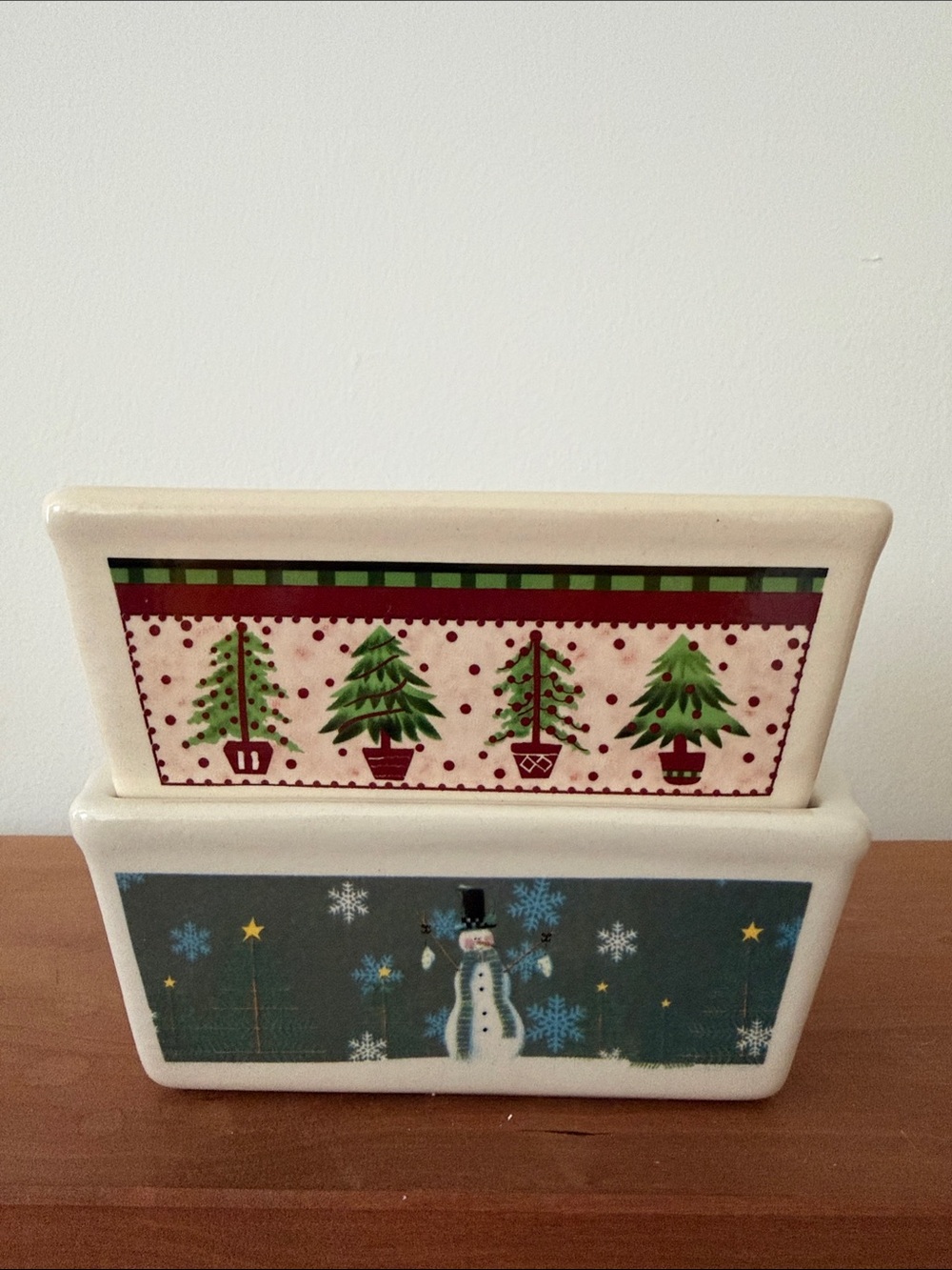 Set of 2 Nantucket Ceramic Mini Loaf Pans